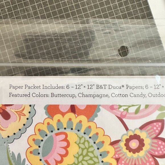 12x12 Scrapbook Paper Pack Bundle DCWV Glitter CTMH Colorbok - Picture 6 of 7